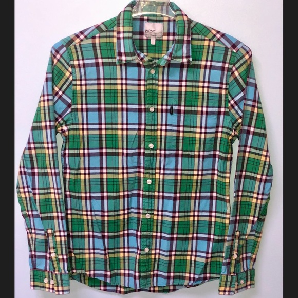 Striped Plaid Long Sleeve Shirt - Picture 2 of 7